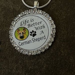 German Shepard necklace